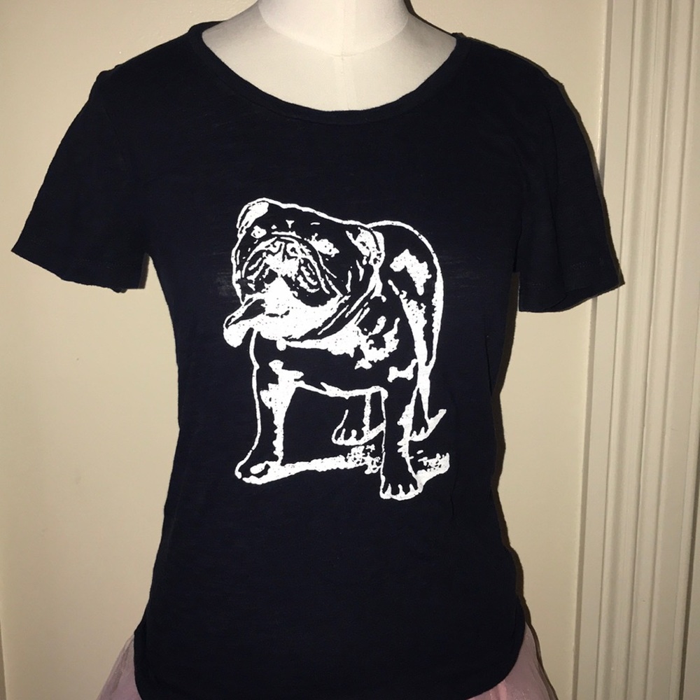 JCrew Bulldog TShirt